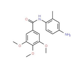 N-(4-Amino-2-methylphenyl)-3,4,5-trimethoxybenzamide - chemical structure image