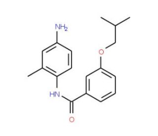 N-(4-Amino-2-methylphenyl)-3-isobutoxybenzamide - chemical structure image