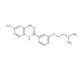 N-(4-Amino-2-methylphenyl)-3-(isopentyloxy)-benzamide - chemical structure image