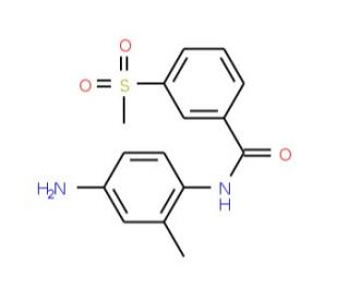 N-(4-amino-2-methylphenyl)-3-(methylsulfonyl)benzamide - chemical structure image