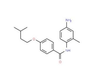 N-(4-Amino-2-methylphenyl)-4-(isopentyloxy)-benzamide - chemical structure image