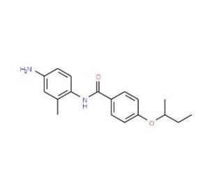 N-(4-Amino-2-methylphenyl)-4-(sec-butoxy)benzamide - chemical structure image
