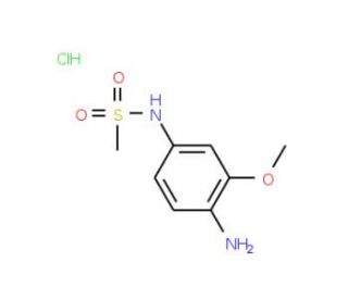 N-(4-Amino-3-methoxyphenyl)methanesulfonamide HCl (CAS 83209-83-0) - chemical structure image