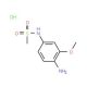 N-(4-Amino-3-methoxyphenyl)methanesulfonamide HCl (CAS 83209-83-0) - chemical structure image