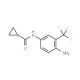 N-[4-amino-3-(trifluoromethyl)phenyl]cyclopropanecarboxamide - chemical structure image