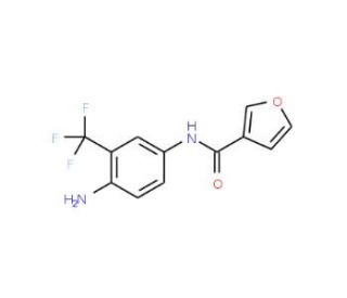 N-[4-amino-3-(trifluoromethyl)phenyl]furan-3-carboxamide - chemical structure image