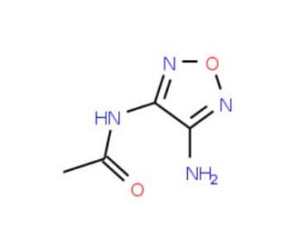 N-(4-Amino-furazan-3-yl)-acetamide (CAS 140706-47-4) - chemical structure image