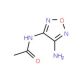 N-(4-Amino-furazan-3-yl)-acetamide (CAS 140706-47-4) - chemical structure image