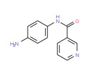 N-(4-Amino-phenyl)-nicotinamide (CAS 19060-64-1) - chemical structure image