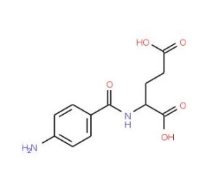 N-(4-Aminobenzoyl)-L-glutamic Acid (CAS 4271-30-1) - chemical structure image