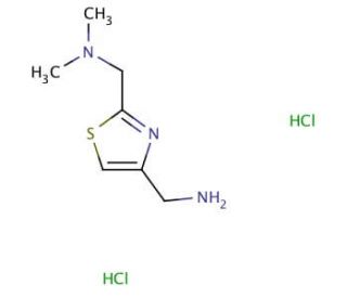 N-{[4-(Aminomethyl)-1,3-thiazol-2-yl]methyl}-N,N-dimethylamine dihydrochloride (CAS 1158234-43-5) - chemical structure image