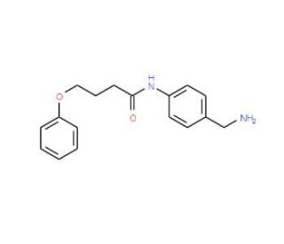 N-[4-(aminomethyl)phenyl]-4-phenoxybutanamide - chemical structure image