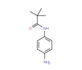 N-(4-Aminophenyl)-2,2-dimethylpropanamide (CAS 104478-93-5) - chemical structure image