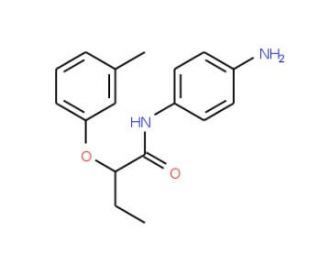 N-(4-Aminophenyl)-2-(3-methylphenoxy)butanamide - chemical structure image
