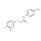 N-(4-Aminophenyl)-2-(4-chloro-3-methylphenoxy)-acetamide - chemical structure image