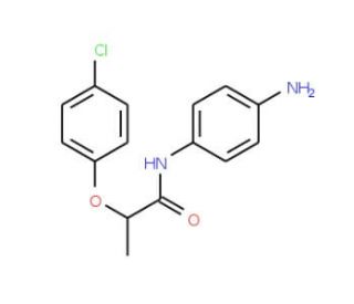 N-(4-Aminophenyl)-2-(4-chlorophenoxy)propanamide - chemical structure image