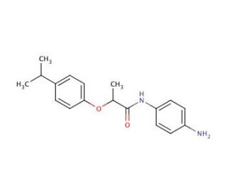N-(4-Aminophenyl)-2-(4-isopropylphenoxy)-propanamide - chemical structure image