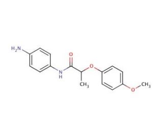 N-(4-Aminophenyl)-2-(4-methoxyphenoxy)propanamide - chemical structure image