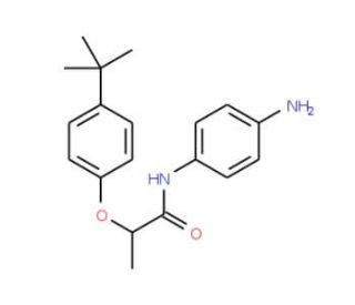 N-(4-Aminophenyl)-2-[4-(tert-butyl)phenoxy]-propanamide - chemical structure image
