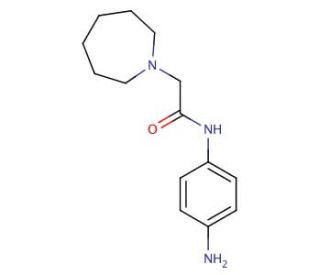 N-(4-aminophenyl)-2-(azepan-1-yl)acetamide - chemical structure image