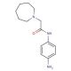 N-(4-aminophenyl)-2-(azepan-1-yl)acetamide - chemical structure image