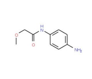 N-(4-aminophenyl)-2-methoxyacetamide (CAS 203739-06-4) - chemical structure image