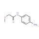 N-(4-aminophenyl)-2-methoxyacetamide (CAS 203739-06-4) - chemical structure image