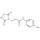 N-(4-aminophenyl)-3-(2,5-dioxoimidazolidin-1-yl)propanamide - chemical structure image