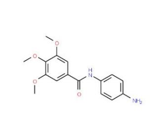 N-(4-Aminophenyl)-3,4,5-trimethoxybenzamide - chemical structure image