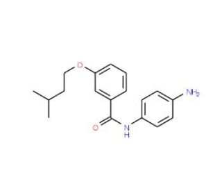 N-(4-Aminophenyl)-3-(isopentyloxy)benzamide - chemical structure image