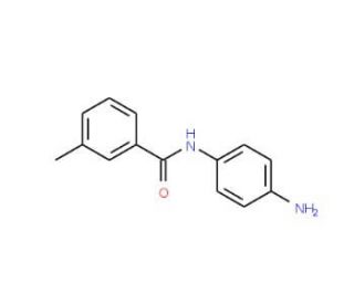N-(4-Aminophenyl)-3-methylbenzamide (CAS 425651-25-8) - chemical structure image
