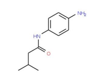 N-(4-Aminophenyl)-3-methylbutanamide (CAS 189576-50-9) - chemical structure image