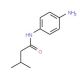 N-(4-Aminophenyl)-3-methylbutanamide (CAS 189576-50-9) - chemical structure image