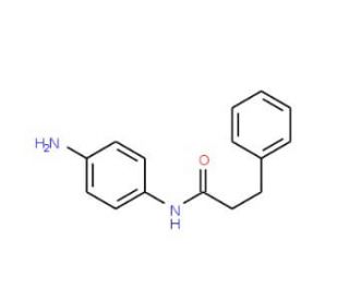 N-(4-Aminophenyl)-3-phenylpropanamide (CAS 886713-07-1) - chemical structure image