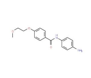 N-(4-Aminophenyl)-4-(2-methoxyethoxy)benzamide - chemical structure image