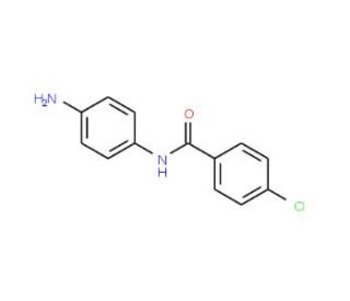 N-(4-Aminophenyl)-4-chlorobenzamide (CAS 23600-46-6) - chemical structure image