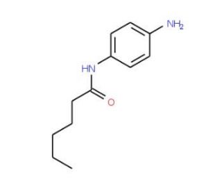 N-(4-Aminophenyl)hexanamide (CAS 457939-70-7) - chemical structure image
