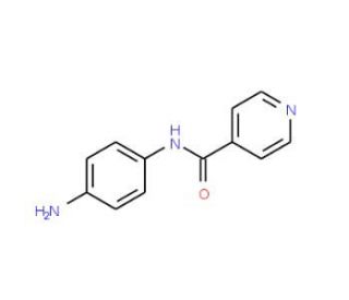 N-(4-aminophenyl)isonicotinamide (CAS 13116-08-0) - chemical structure image