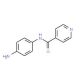 N-(4-aminophenyl)isonicotinamide (CAS 13116-08-0) - chemical structure image