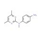 N-(4-Aminophenyl)-N-methyl-4,6-dimethyl-2-pyrimidinamine (CAS 220844-79-1) - chemical structure image