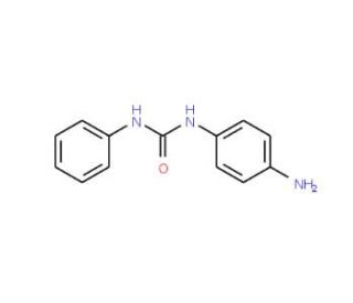 N-(4-aminophenyl)-N&prime;-phenylurea (CAS 10141-46-5) - chemical structure image