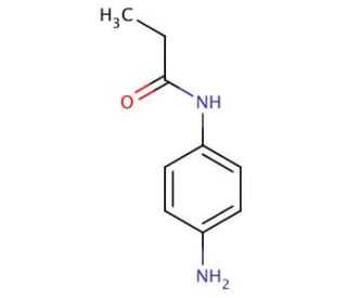 N-(4-Aminophenyl)propanamide (CAS 59690-89-0) - chemical structure image