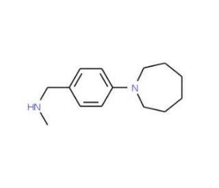 N-(4-Azepan-1-ylbenzyl)-N-methylamine - chemical structure image