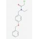 N-[4-(benzyloxy)benzyl]-2-chloro-N-ethylacetamide - chemical structure image