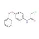 N-(4-Benzyloxy-phenyl)-2-chloro-acetamide (CAS 19514-92-2) - chemical structure image