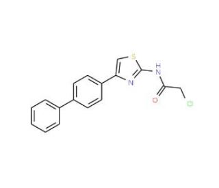 N-(4-Biphenyl-4-yl-thiazol-2-yl)-2-chloro-acetamide - chemical structure image