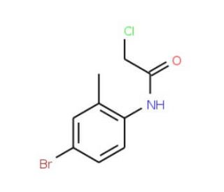 N-(4-bromo-2-methylphenyl)-2-chloroacetamide (CAS 96686-51-0) - chemical structure image