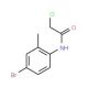 N-(4-bromo-2-methylphenyl)-2-chloroacetamide (CAS 96686-51-0) - chemical structure image