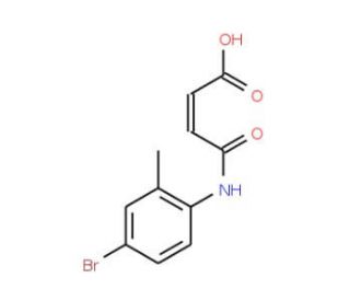 N-(4-Bromo-2-methylphenyl)maleamic acid (CAS 175205-16-0) - chemical structure image