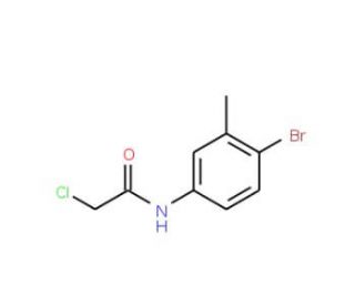 N-(4-Bromo-3-methylphenyl)-2-chloroacetamide - chemical structure image